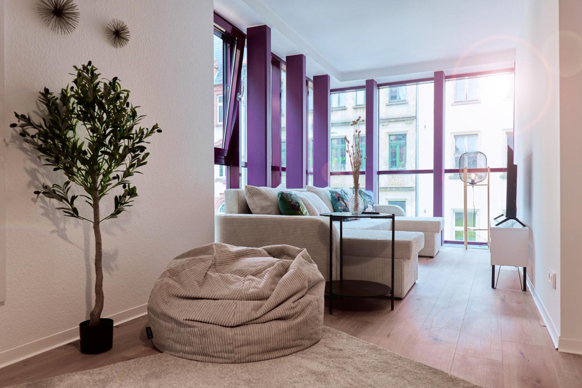 Stylisches Apartment I Fahrstuhl I Bahnhofsnah Erfurt Buitenkant foto