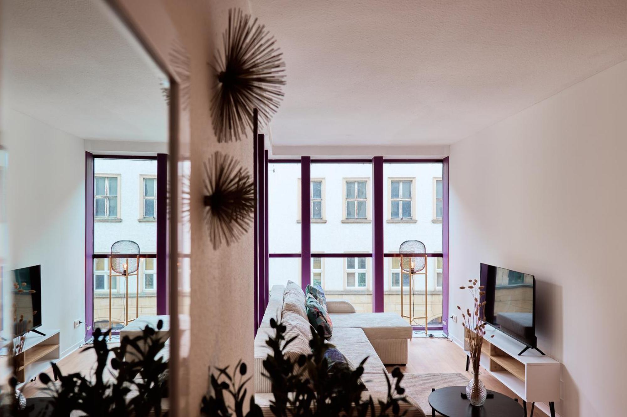 Stylisches Apartment I Fahrstuhl I Bahnhofsnah Erfurt Buitenkant foto
