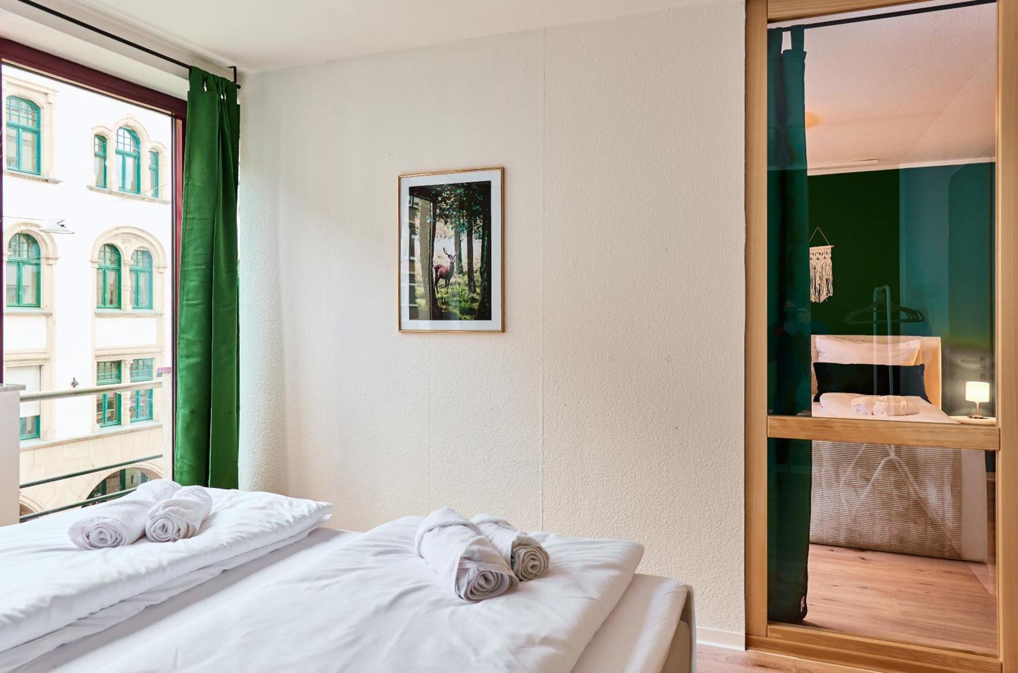 Stylisches Apartment I Fahrstuhl I Bahnhofsnah Erfurt Buitenkant foto