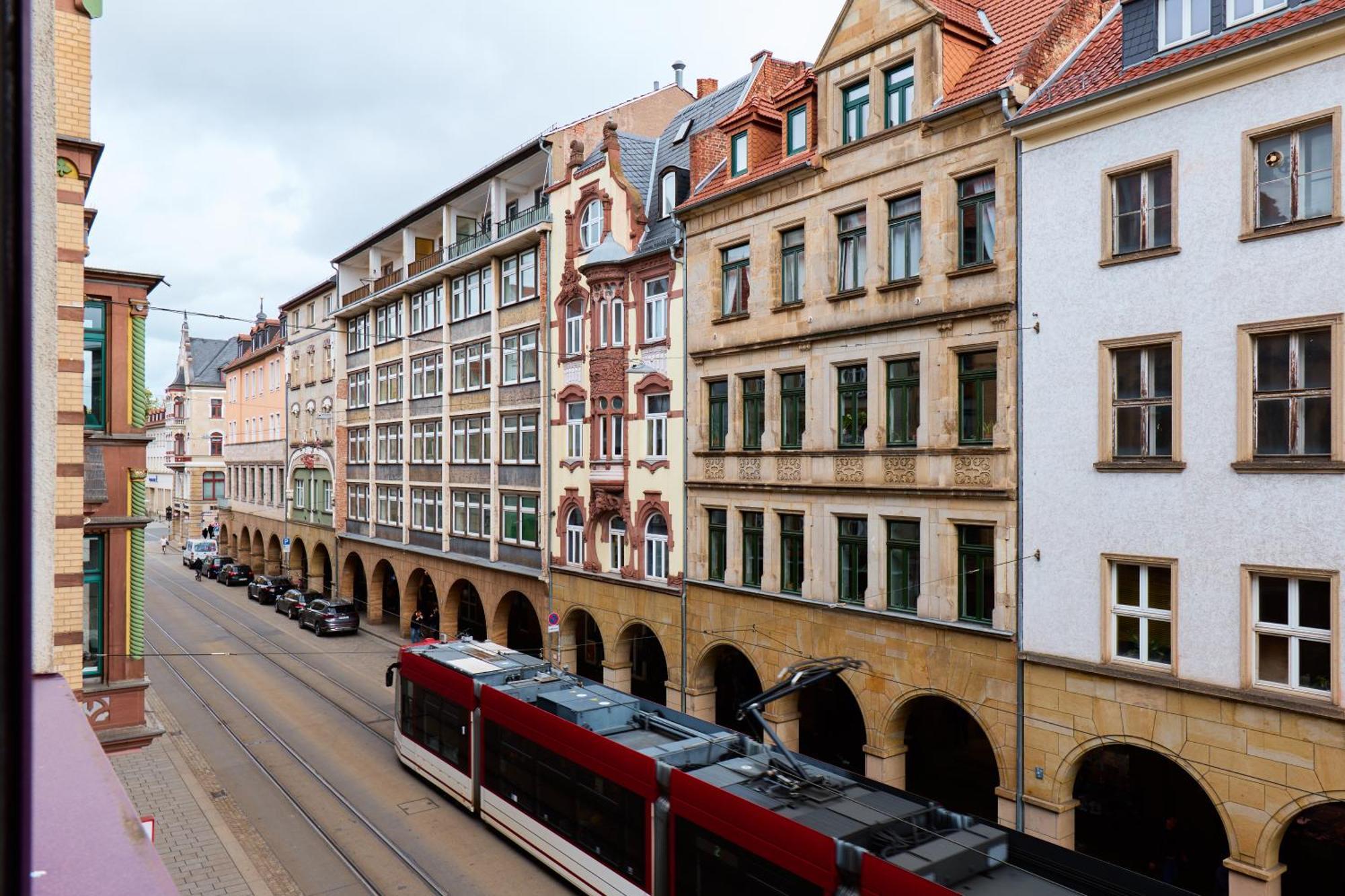 Stylisches Apartment I Fahrstuhl I Bahnhofsnah Erfurt Buitenkant foto